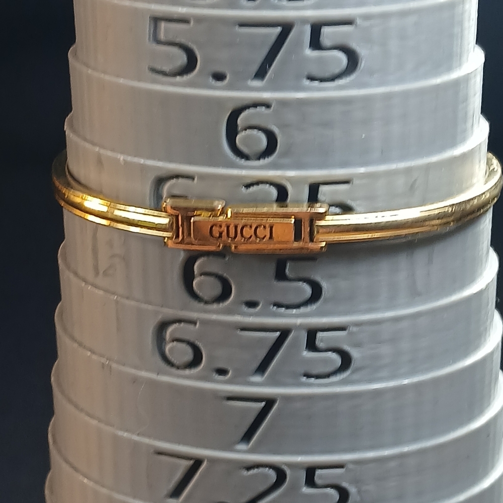 Gucci 11/12 Bezel Change Gold Tone Watch Authentic & Working - Picture 12 of 13